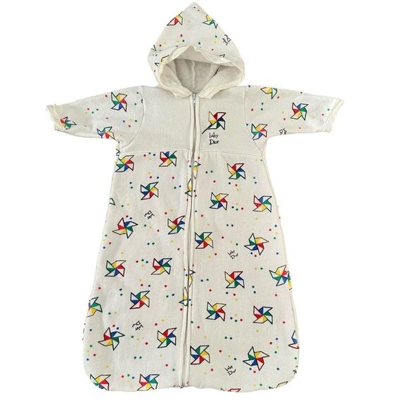 Vintage Baby Dior Terry One-Piece White 3-6 months - Picture 11 of 11